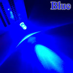 diodes led 5mm ronde bleu vert rouge blanc chaud jaune violet orange transparentes couleurs