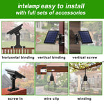 lampe solaire pendante panneau séparé ip65 protection abs noir industrielle rustiqueextérieur camping abri