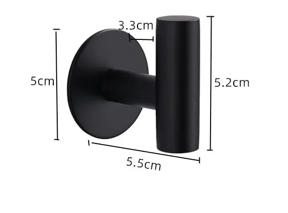 porte serviettes adhésifs acier inoxydable or noir moderne lisses cuisine salle bain