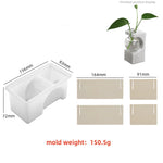vase silicone texturé moderne gris clair support diy decoration maison