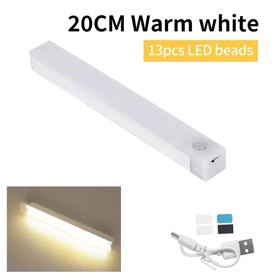lampe led rechargeable aimantée détecteur mouvement 10cm 20cm 30cm 50cm moderne minimaliste