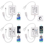 contrôleur led bluetooth wifi 750w 23touches télécommande ir moderne blanc