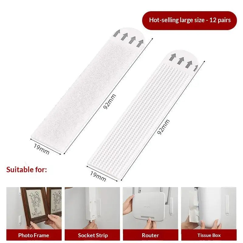 rubans adhésifs blancs modernes fixer cadres photo 12pcs 24pcs différentes tailles perforations grille
