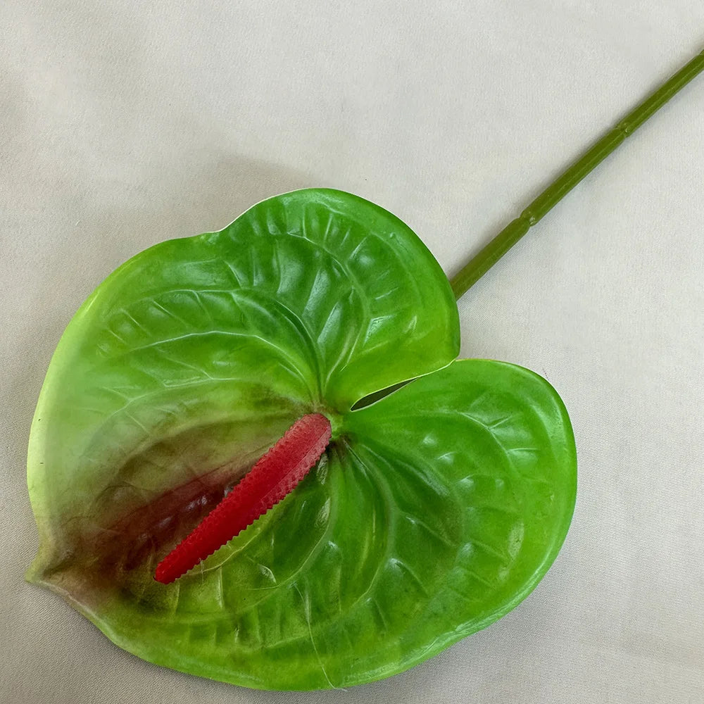 fleurs artificielles anthurium modernes multiple couleurs intérieur décoration mariage événements