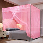 moustiquaire lit dentelle blanche rideau lit princesse décoratif clips fixation