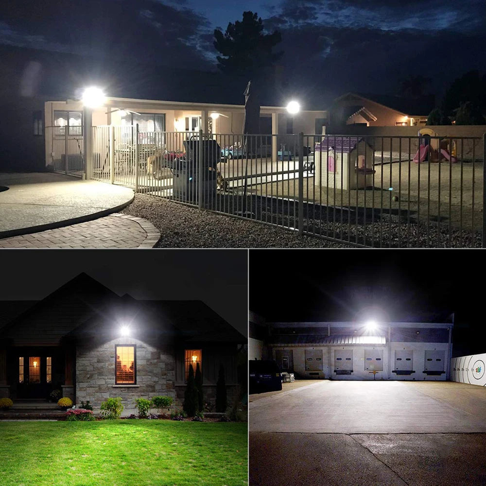 projecteurs led ip66 moderne noir blanc clips câbles ac 220v 50wextérieur aluminium