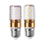 ampoule led culot e27 moderne blanche dorée carrés décoratifs lumière chaude blanc neutre