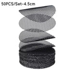 filtres mailles noirs pratiques pots fleurs diamètre 2.5cm 4.5cm 7.5cm 10cm