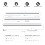 lampe placard led 30cm blanc moderne adhésif interrupteur tactile câble usb