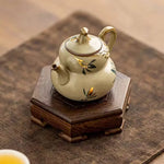 supports bois tasses thé tapisserie florale plateaux hexagonaux décoration maison traditionnel asiatique minimaliste