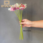 bouquet fleurs artificielles rose blanc vert modernes décoration intérieure maison événements fêtes