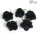 fleurs artificielles noires roses pivoines classiques intérieures décoration anniversaire baby shower événements