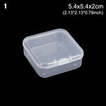 boîte rangement plastique transparente poignées bijoux petits objets divers accessoires