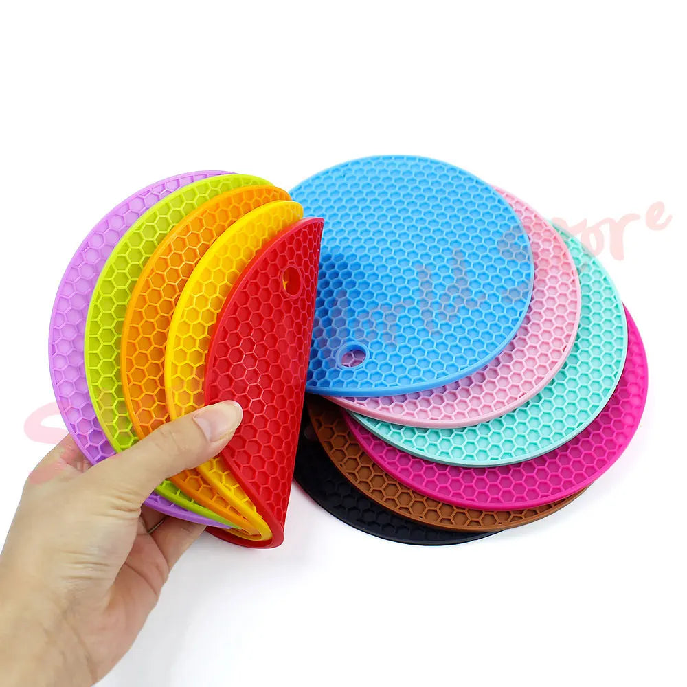 coussin protection silicone moderne orange vert bleu rose nid d'abeille antidérapant poignées