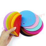 coussin protection silicone moderne orange vert bleu rose nid d'abeille antidérapant poignées