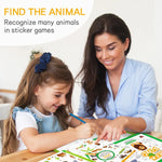 livre stickers coloriage animaux enfants ans activités diy recherches illustrationsscrição