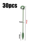 supports plantes tige vert robuste 37cm 27cm 17cm anneau jardinage fleur grimpantes moderne