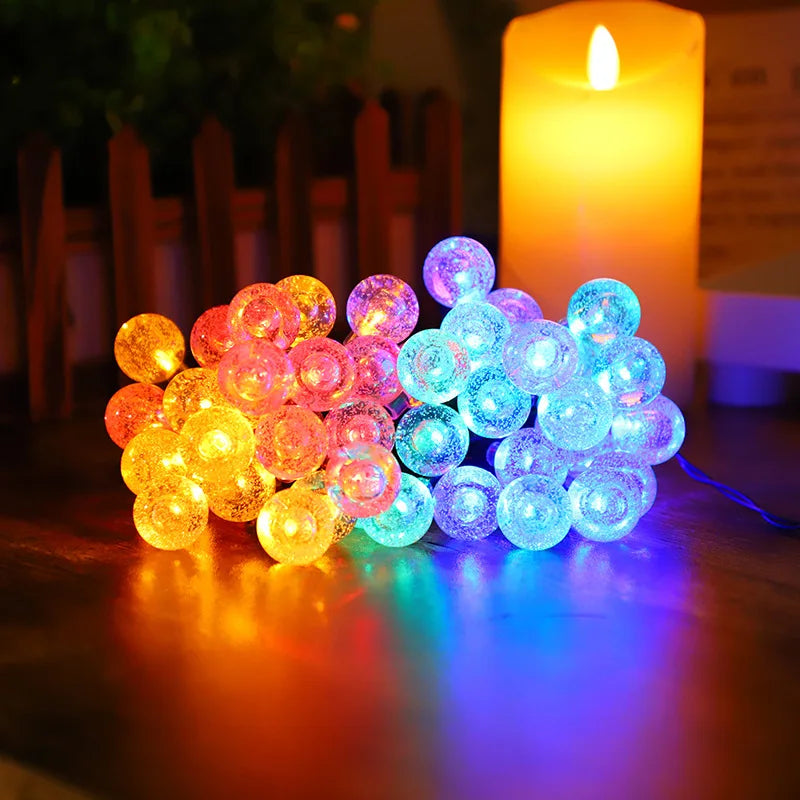 guirlande lumineuse translucides blanc doré multicolore moderne clips usb 3m 6m noël décoration festive