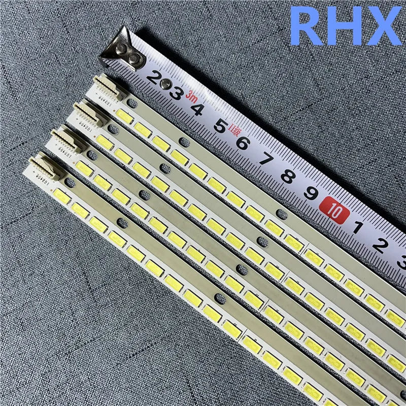bande led blanc jaune moderne ligne droite points noirs 203mm 50mm 100%neuf 2pcs