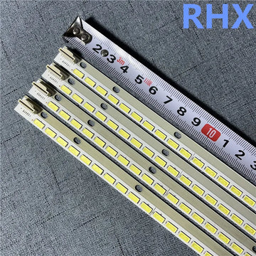 bande led blanc jaune moderne ligne droite points noirs 203mm 50mm 100%neuf 2pcs