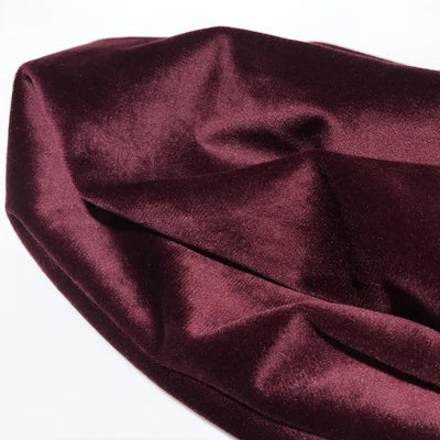 serviettes tissu velours polyester résistance abrasion couleurs unies moderne noir marron rose blanc vert