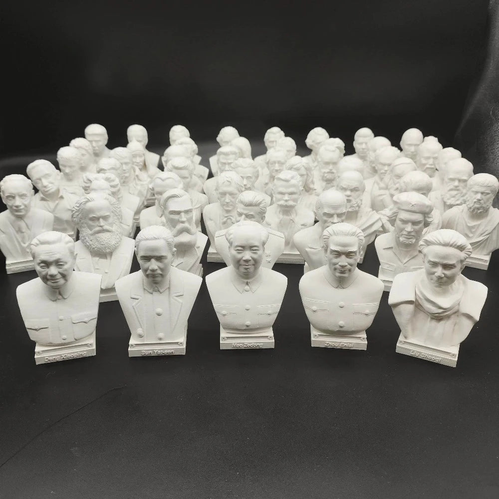 bustes sculptés résine blanc classiques 10 15 25 cm occasions fêtes anniversaires