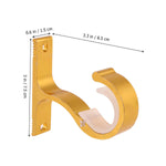 Comparaison des supports de tringle à rideau plafond en alliage d'aluminium rose et autres couleurs