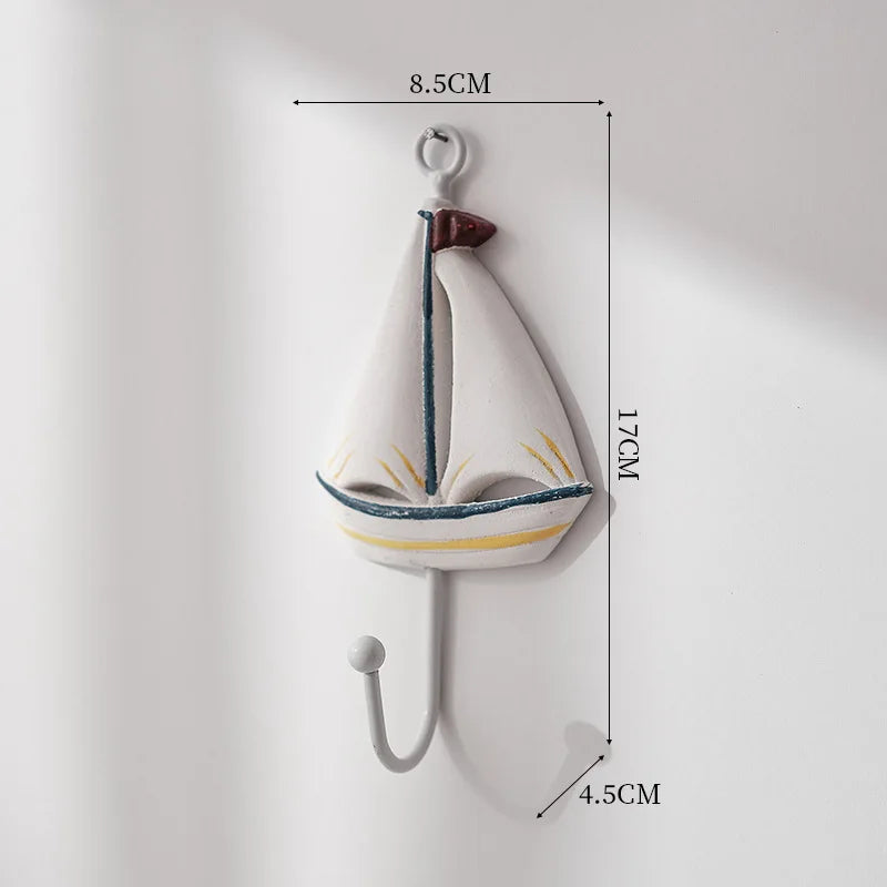 porte sacs décoratifs marin pois géométrique bleu blanc gris