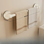 porte serviettes mural gris moderne ventouse texture mat longueur 50cm support serviettes fixe