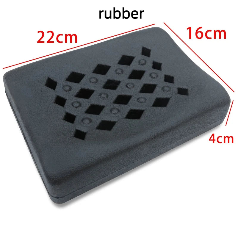 coussin repos pied noir moderne spa bain lisse brillant trou support métallique