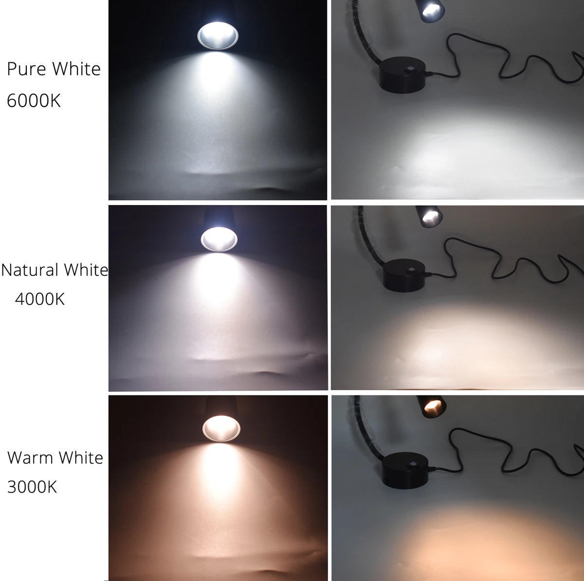 lampe murale led gooseneck réglable argentée moderne interrupteur tactile usb