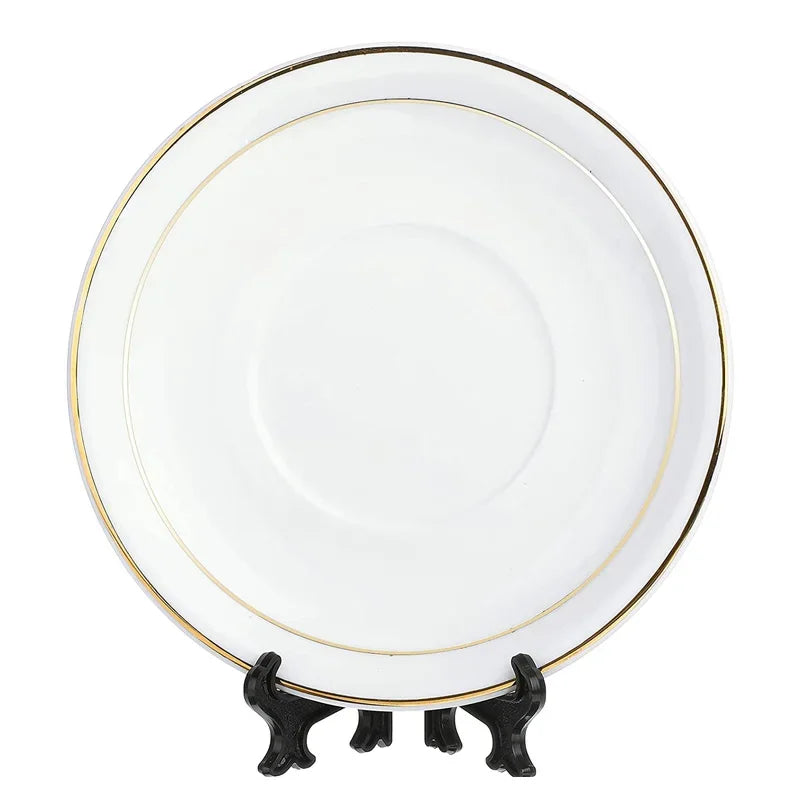 support d'affichage noir clips moderne rangement photo vaisselle transparent 5cm 7.5cm 10cm