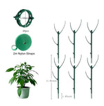 support plante grimpante vert moderne clips ficelle ruban nylon inclusion set jardin fixations