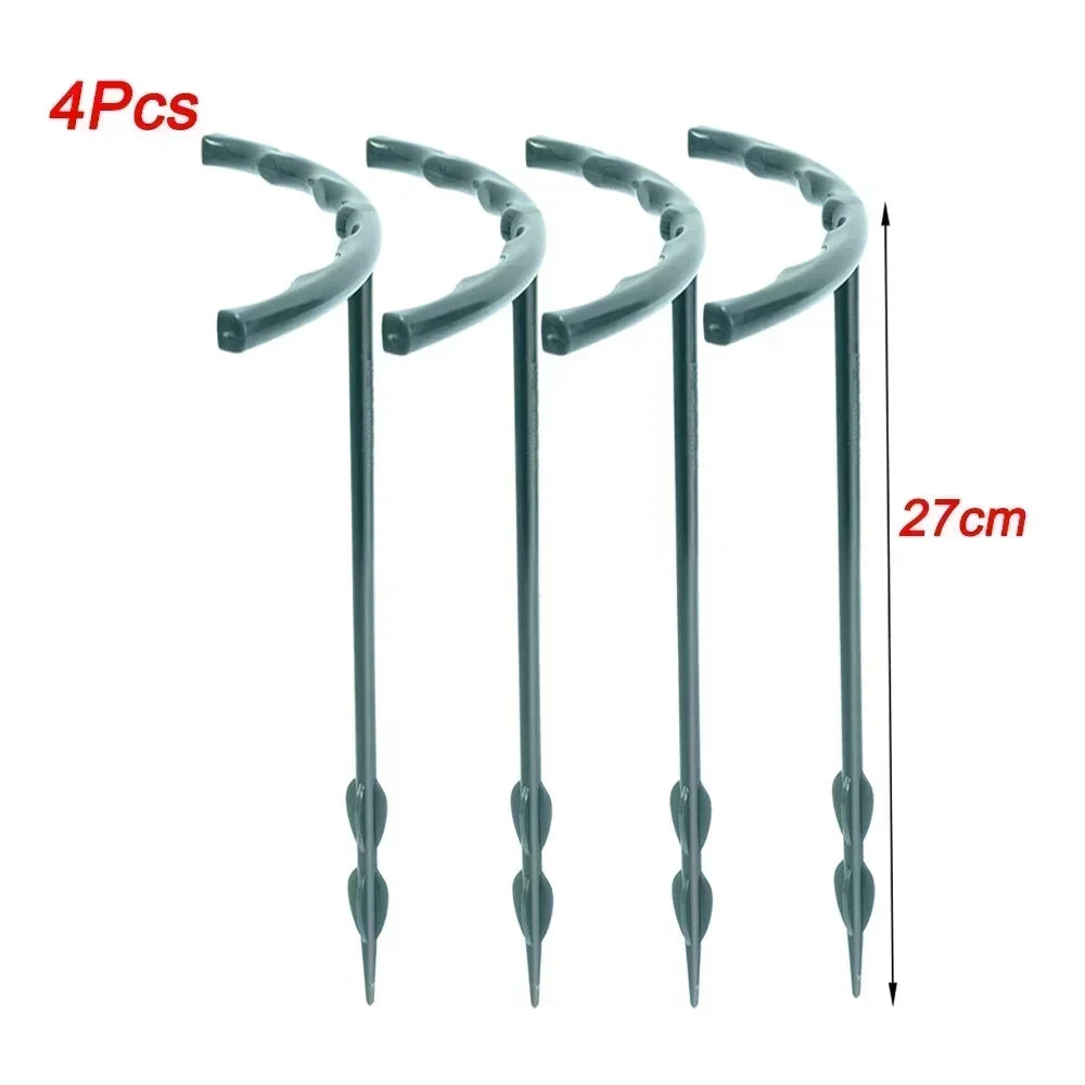 Support plante vert rond moderne 16cm 27cm plastique lisse pièces