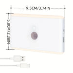 lampe led rechargeable adhésive blanc moderne veilleuse rectangle flux lumineux moins60 echangetable usb