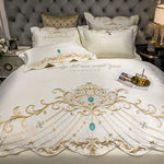 Drap-housse assorti à bande élastique beige