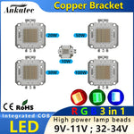 ampoules led rgb cuivre 120° 10w 20w 30w 50w 100w modernes blanc noires