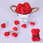 décoration mariage intérieur fleurs artificielles multicolores roses relief festive maison cadeaux anniversaire