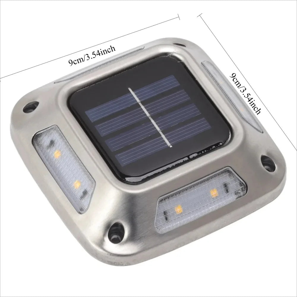 lampe solaire argentée moderne led ip65 protection extérieure tringles facile