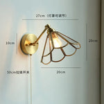 lampe murale moderne or blanc rayures verticales ampoules led cordon doré fixations vis 220v