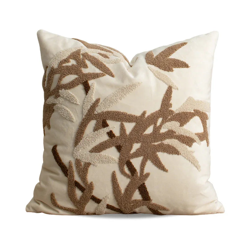 coussins décoratifs modernes motifs géométriques végétaux peluche maison voiture
