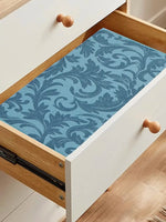 tapis cuisine violet floral moderne adhésif absorbant anti dérapant poly