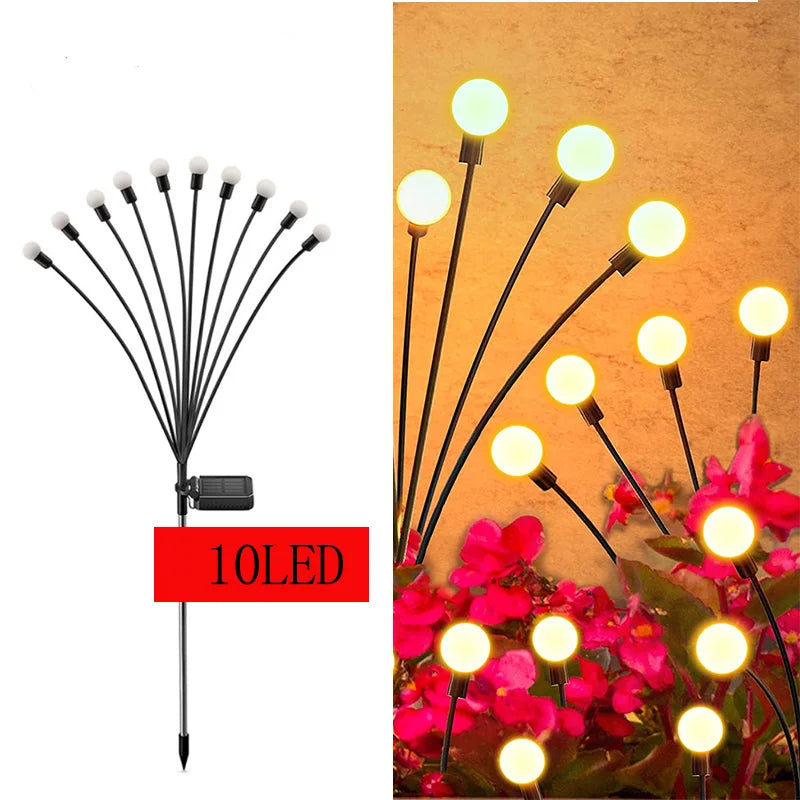 guirlande lumineuse solaire led multicolore moderne blanc boules sphériques facile installationextérieur