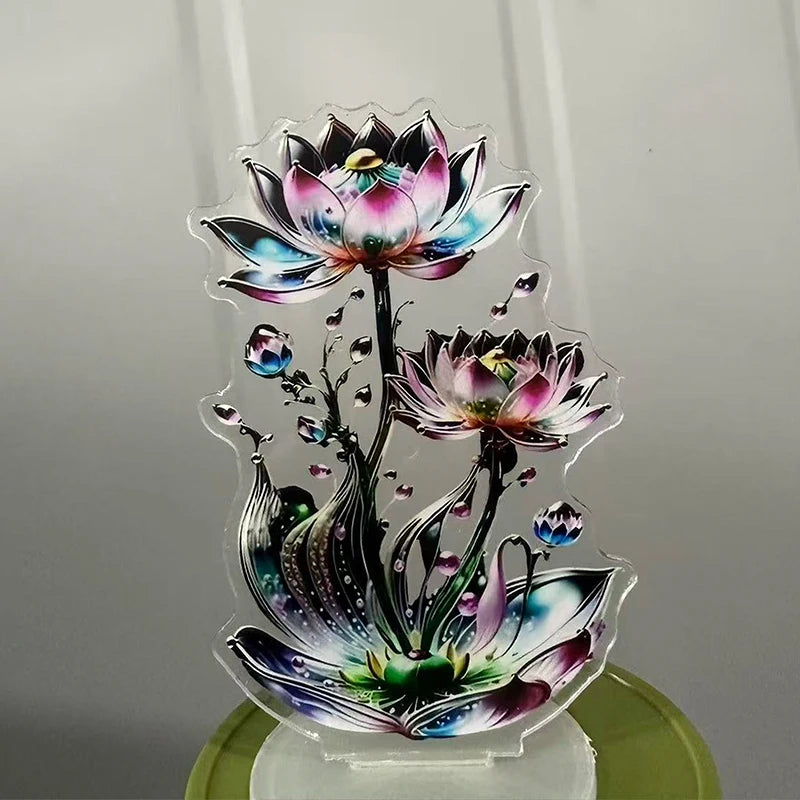 sculpture animale résine transparente détaillée dragon brillant ornement cadeau déménagement