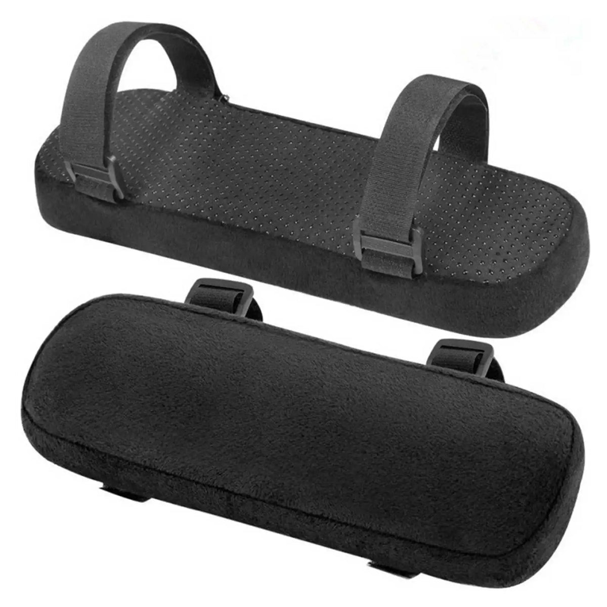 coussin soutien dos noir bleu marine confortable ergonomique chaise lavable bandes velcro