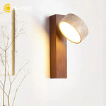 lampe murale moderne bois abat jour motif naturel interrupteur chaîne éclairage cuisine led minimaliste