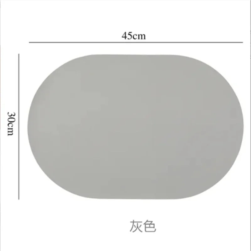 tapis table moderne beige muffins illustration vivre bien 45cm 30cm minimaliste textes