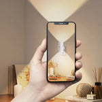 lampe mur rechargeable blanc moderne minimaliste adhésif prise usb câble charge flux lumineux variable