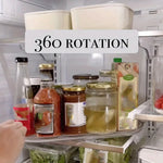 Plateau tournant pour épices 360° transparent