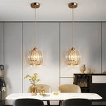 suspension lumineuse moderne cristal cubes acier inoxydable salon salle manger éclairage intérieur